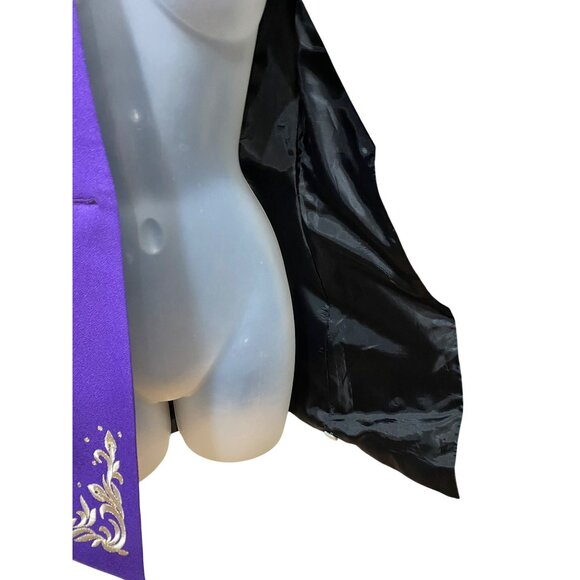 Vintage Hobby Horse Purple Embellished Western Show Jacket Size Small - Picture 3 of 10